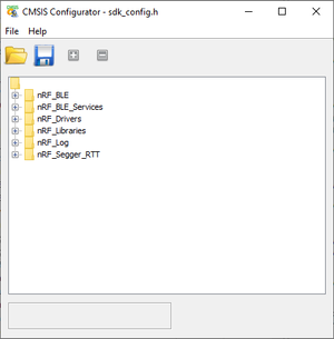 Adding CMSIS Config Wizard to SES Projects - Commented Out